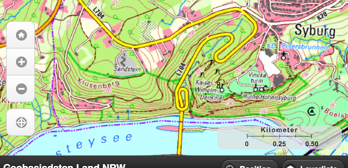 TIM-online mobil: Topographisches Kartenmaterial von NRW speziell für mobile Endgeräte – Hiking Blog