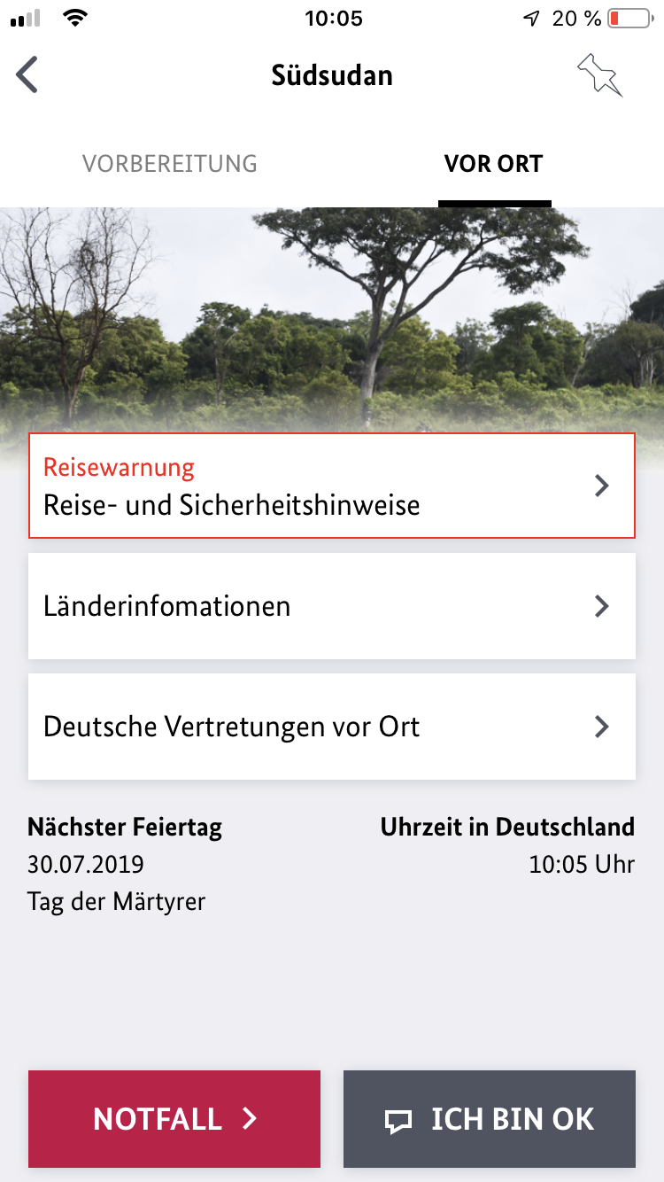 Vorgestellt: Die App Sicher Reisen Vom Auswärtigen Amt - Hiking Blog